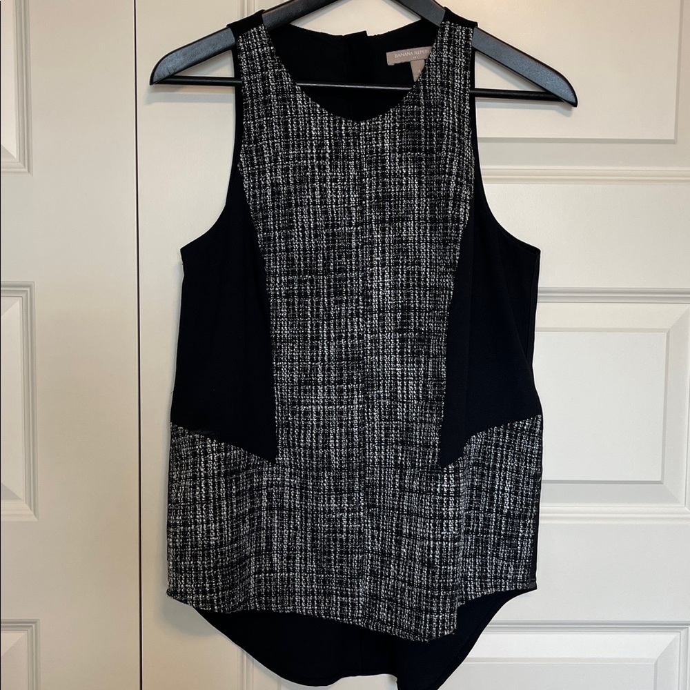 Banana Republic tweed tank top